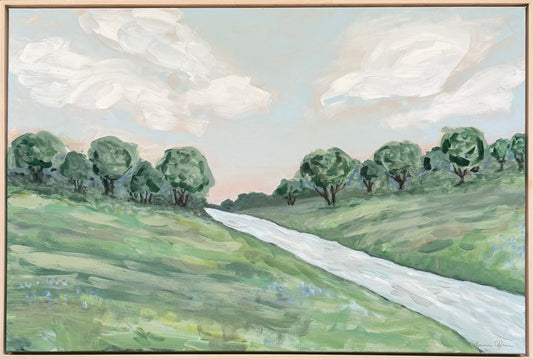 Beside Still Waters 25x37 (framed)