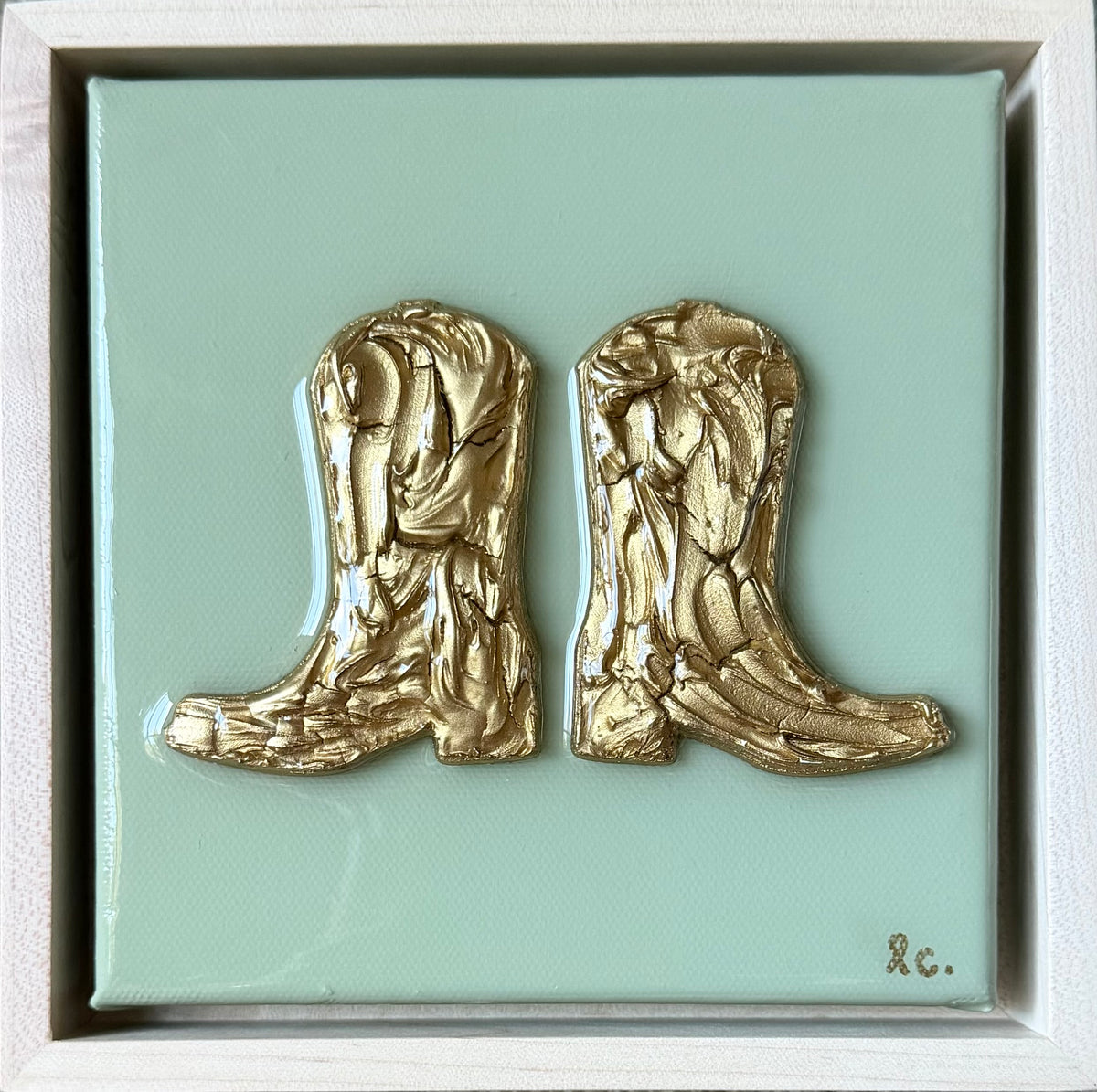 Textured Boots 6x6 (framed)