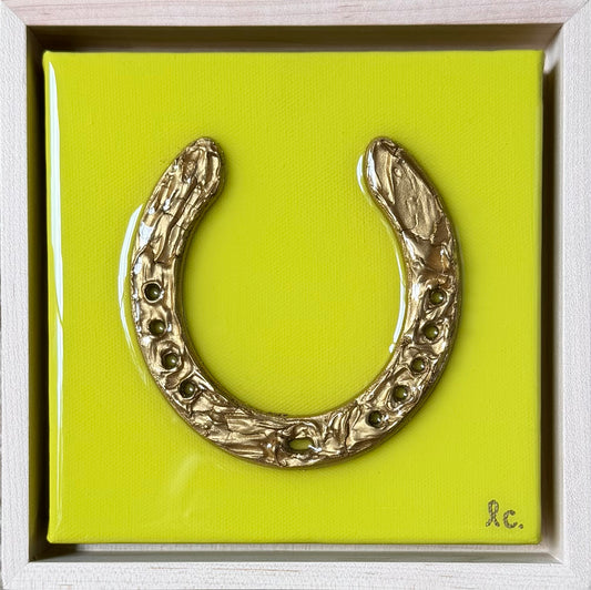 Textured Horseshoe 6x6 (framed)