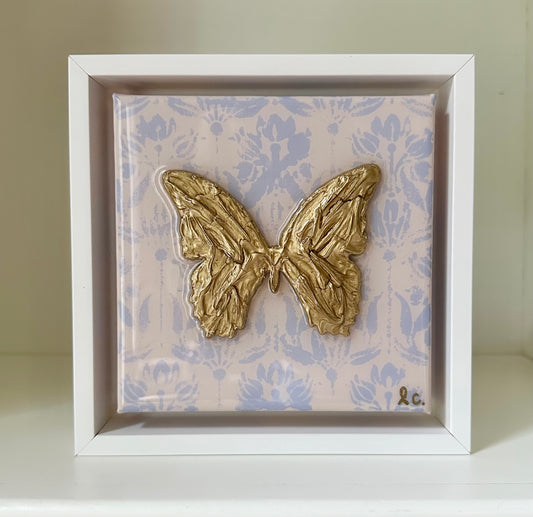 Textured Butterfly Vol. II 6x6 (framed)