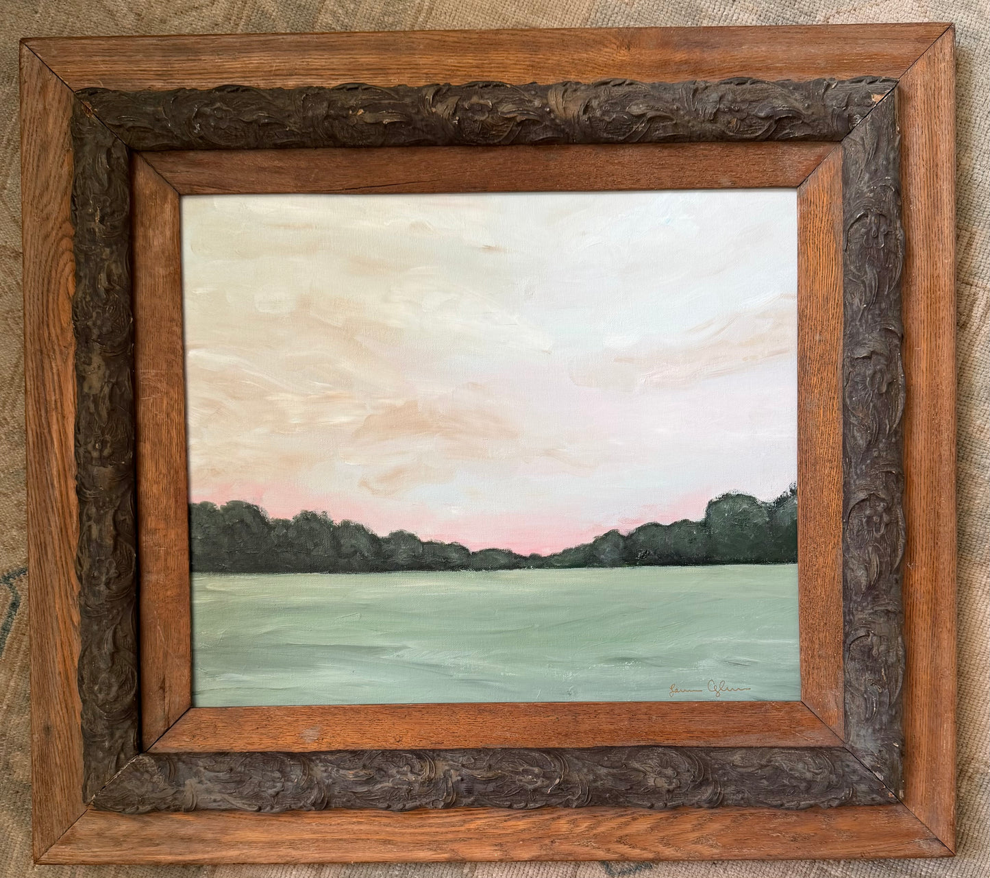 You Are Near 28x24 (framed)