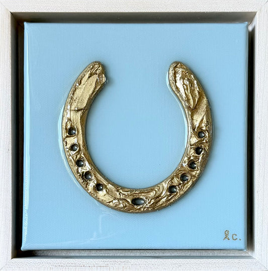 Textured Horseshoe 6x6 (framed)