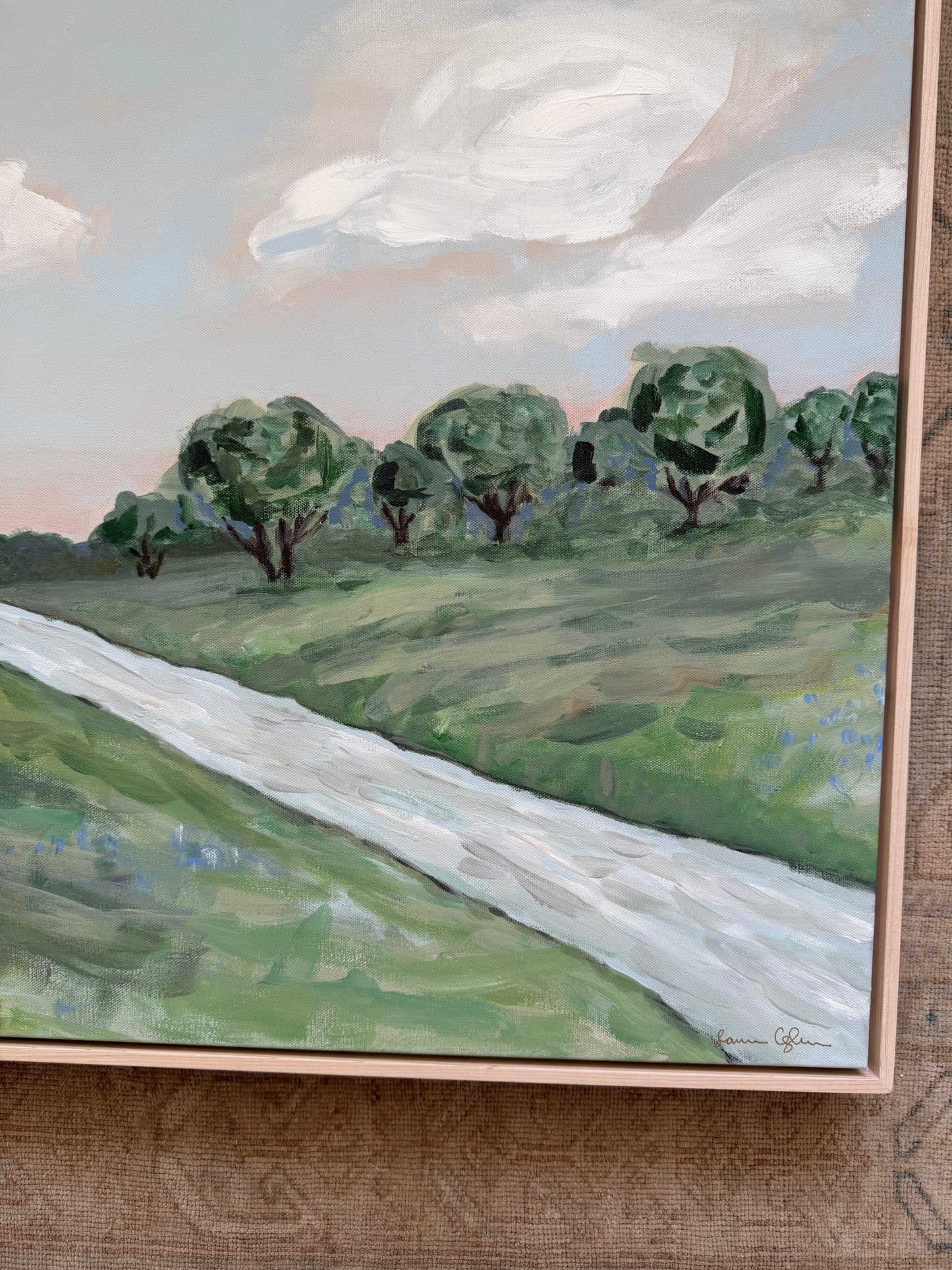 Beside Still Waters 25x37 (framed)