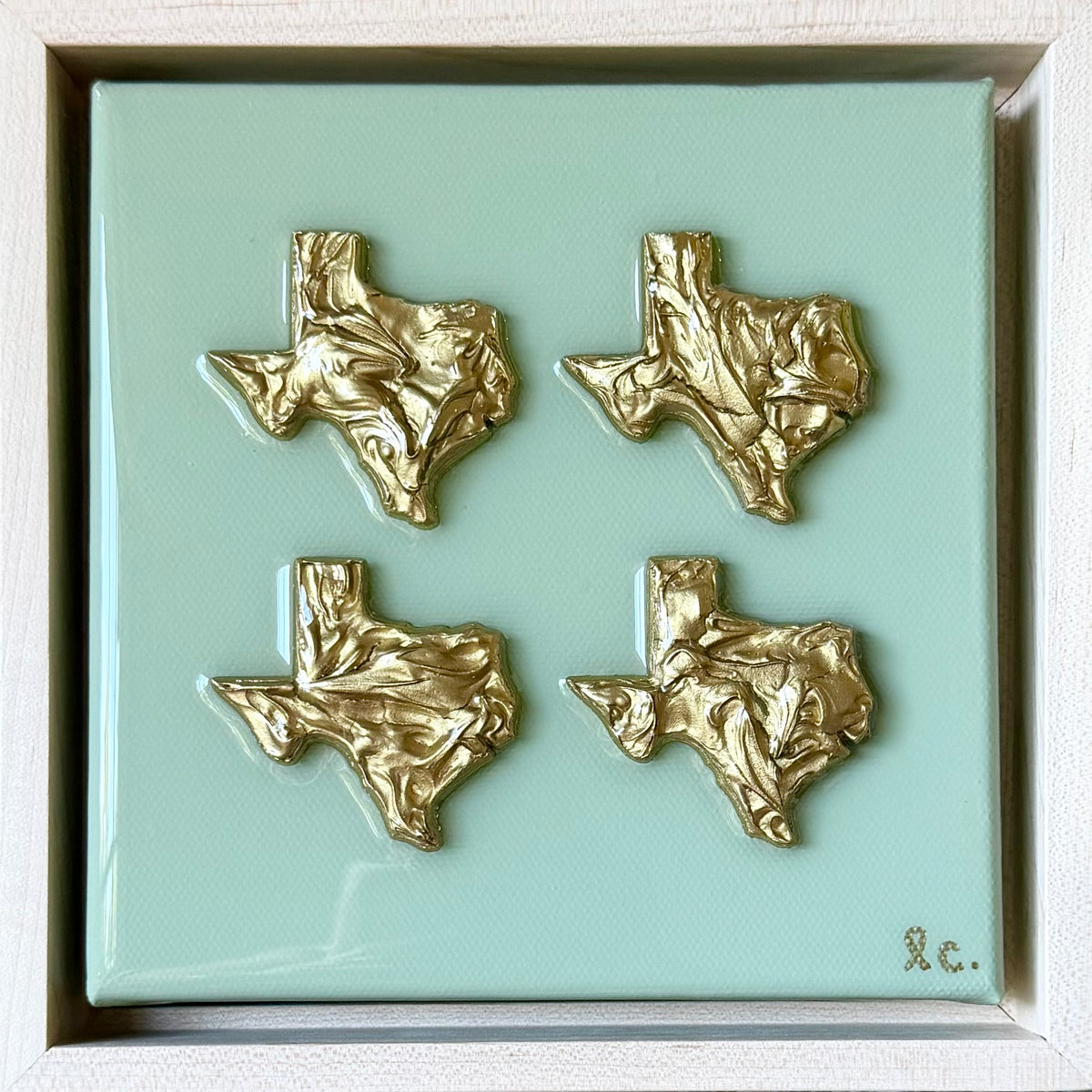 Textured Texases 6x6 (framed)
