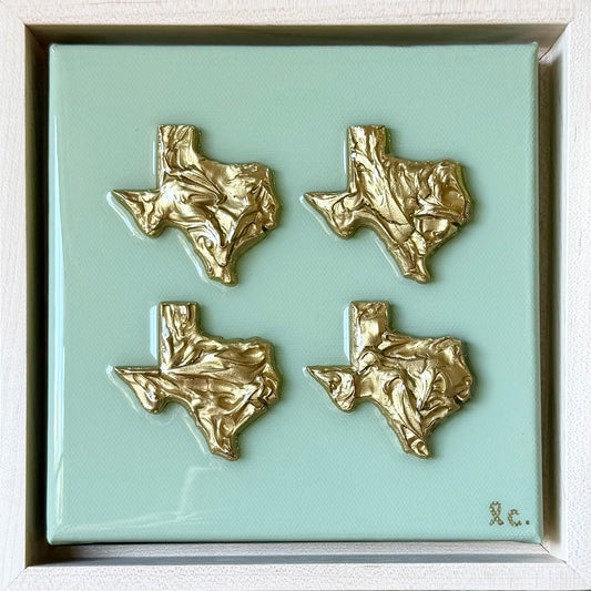 Textured Texases 6x6 (framed)