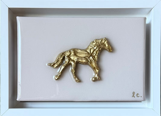 Textured Horse 4x6 (framed)