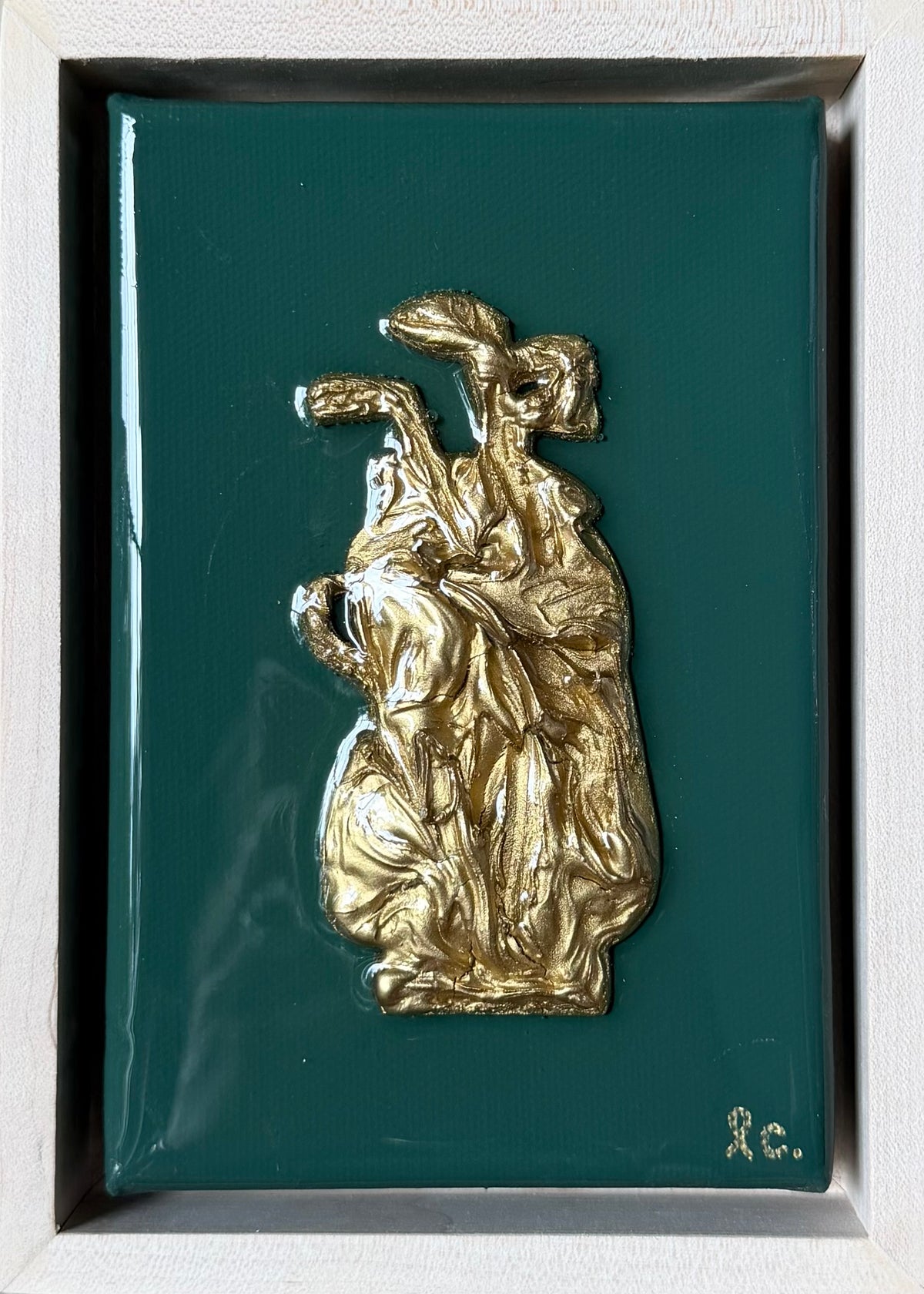 Textured Golf Bag 4x6 (framed)