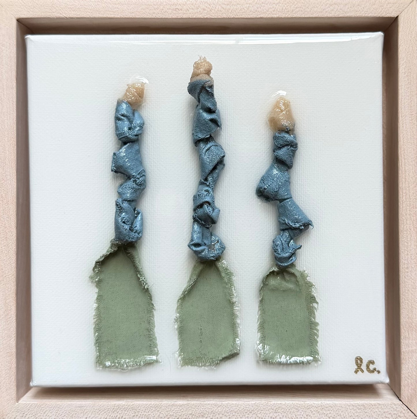 Textured Bluebonnets 6x6