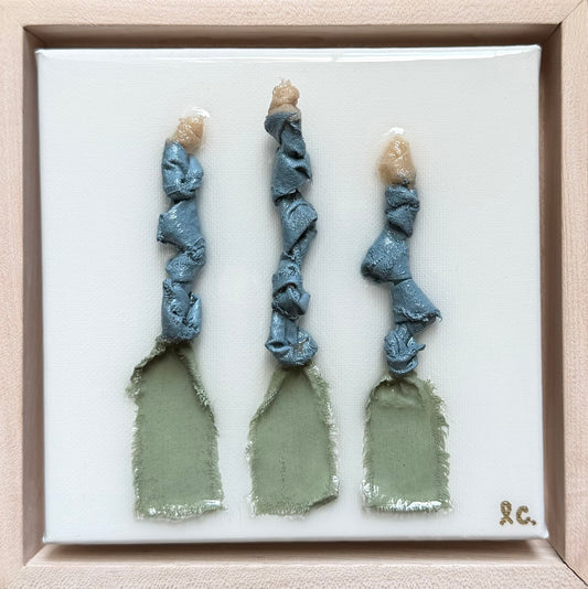 Textured Bluebonnets 6x6