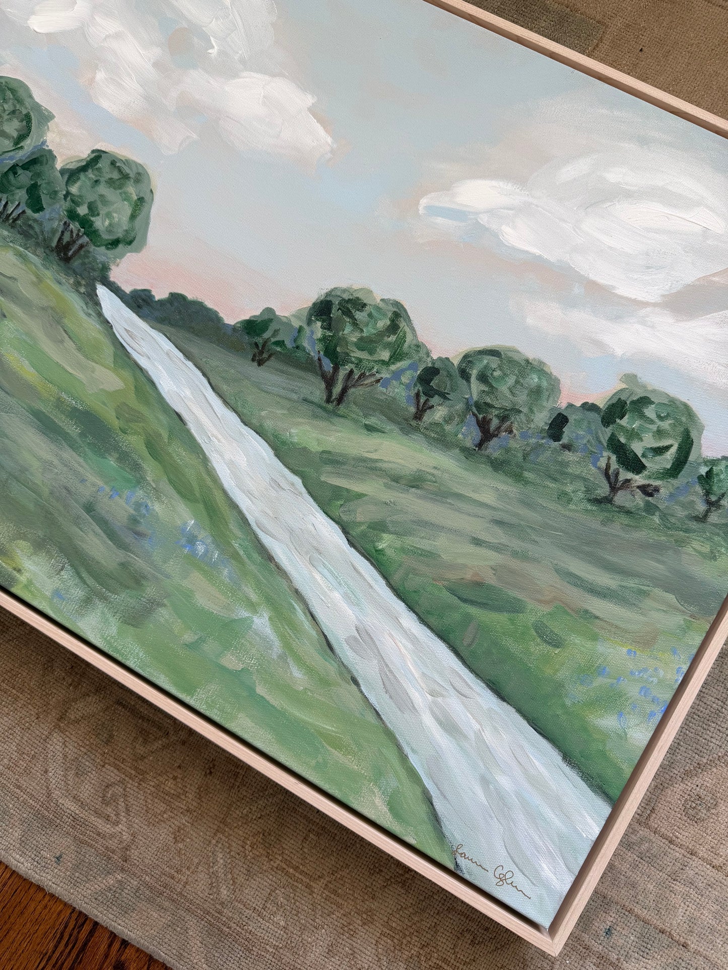 Beside Still Waters 25x37 (framed)