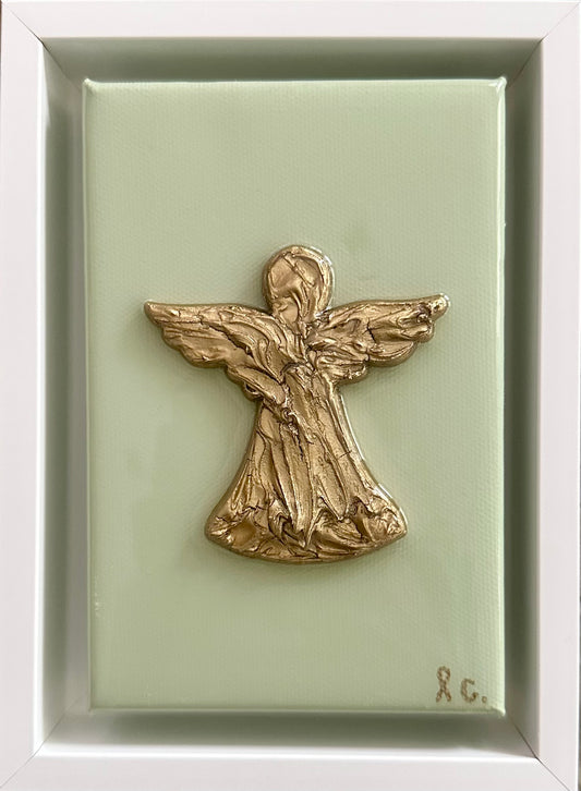 Textured Guardian Angel 4x6 (framed)