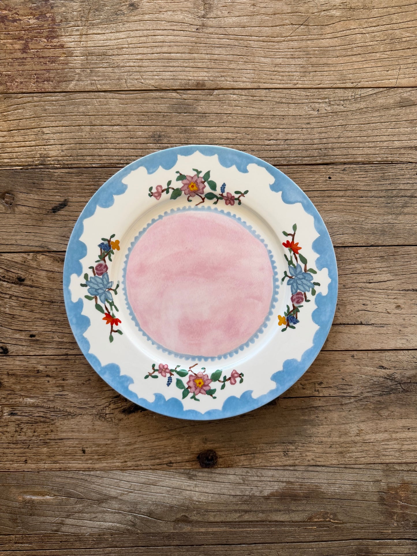 “Dinner in the Hayfield” Dinner Plates (Set of 4)