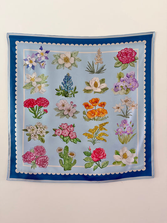 American Blooms Scarf
