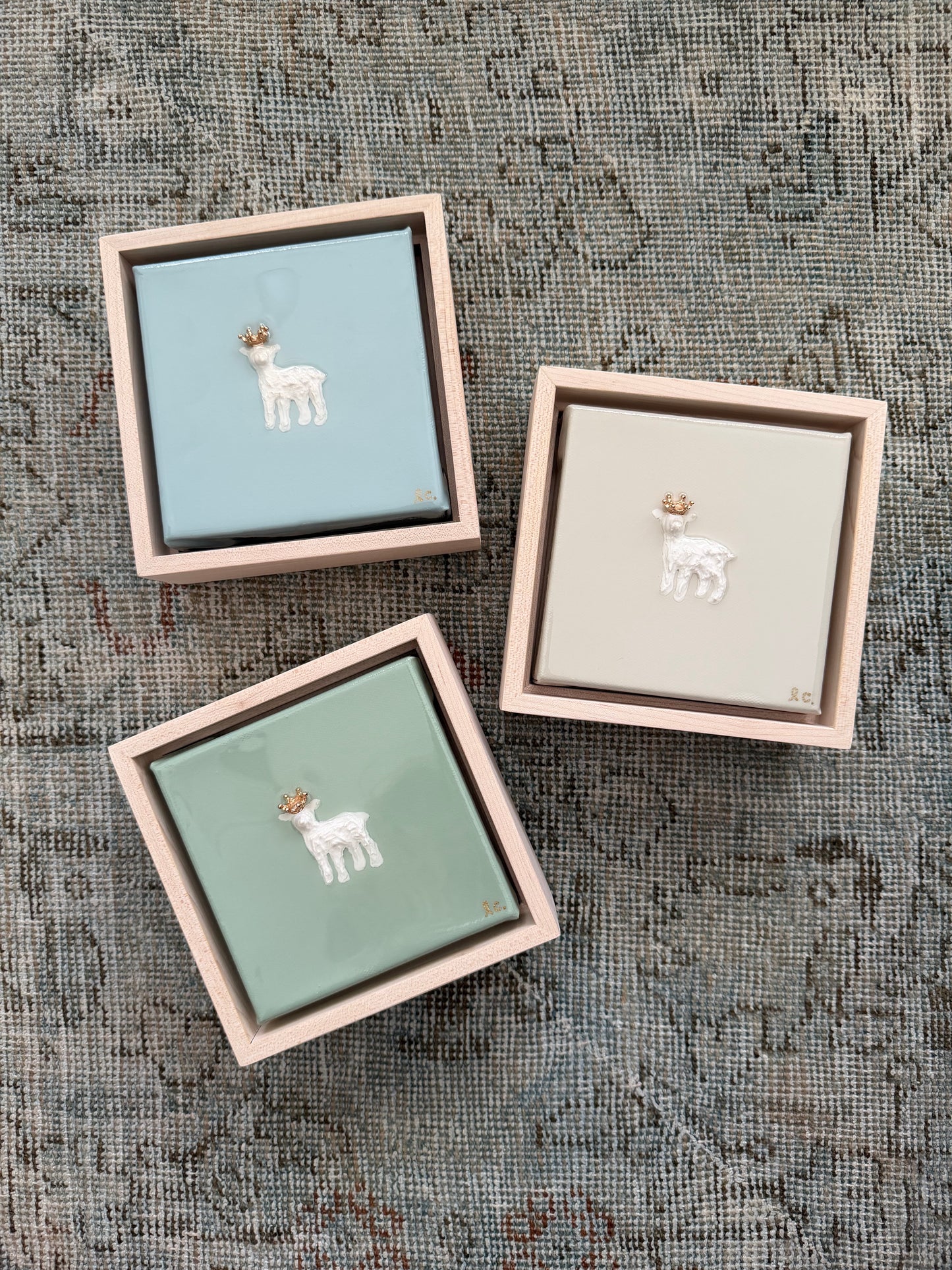 Amazing Grace Lamb©️ 5x5 (framed)