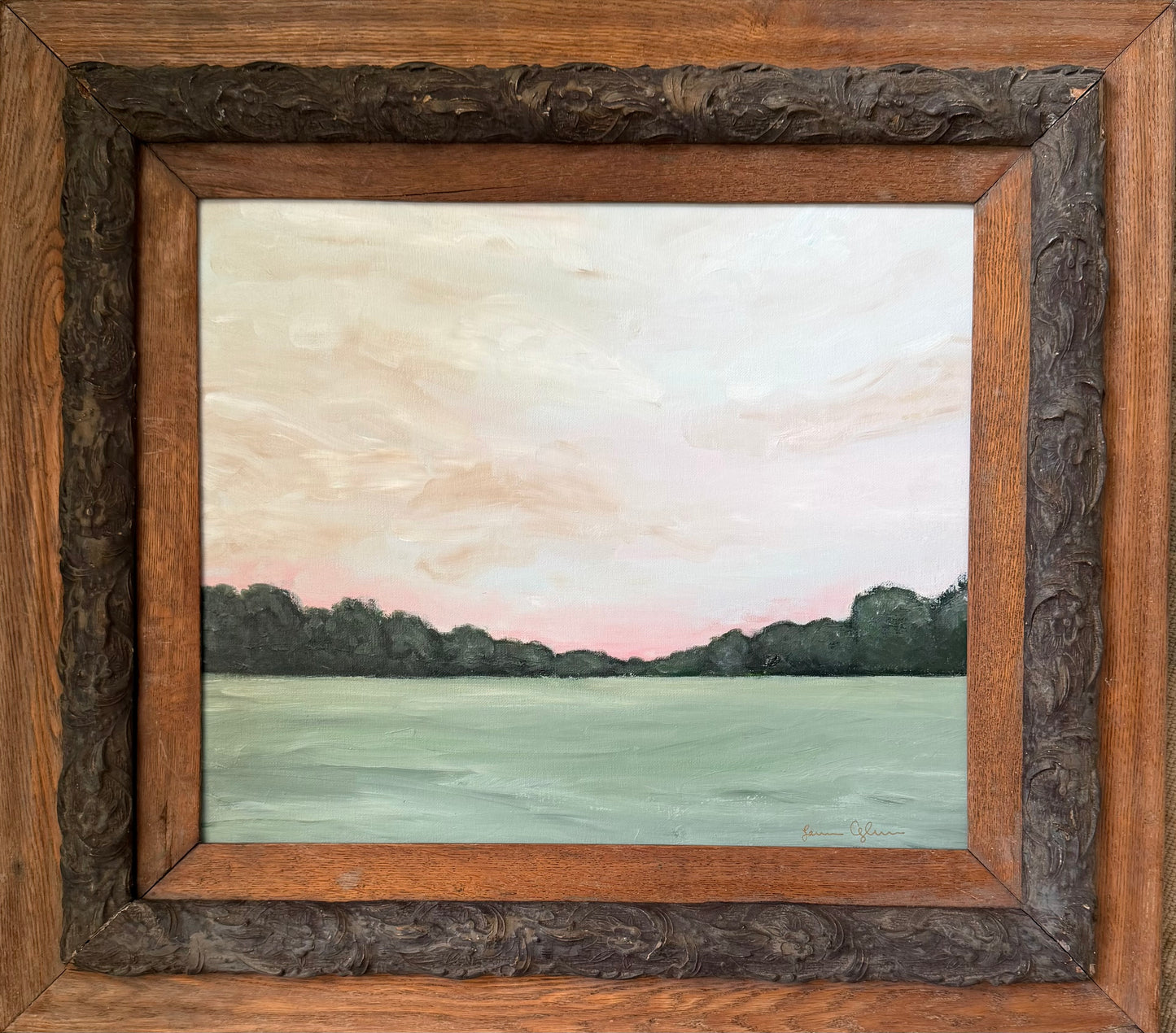 You Are Near 28x24 (framed)