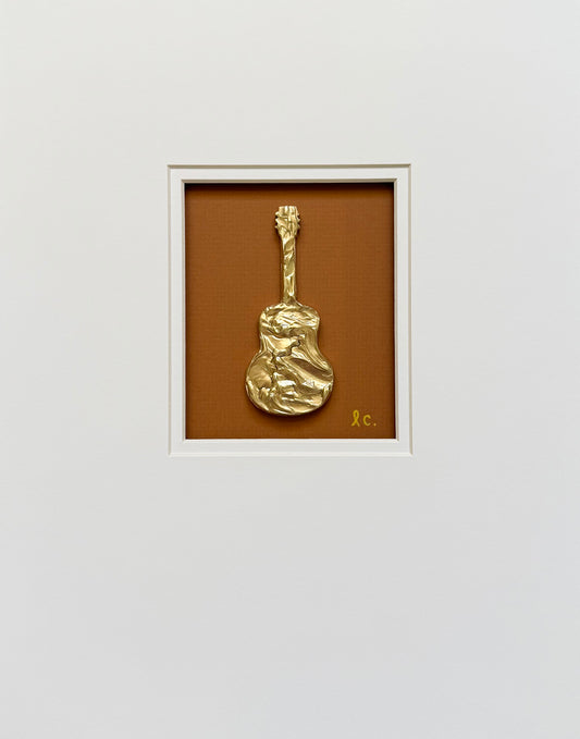 Intaglio Collection Guitar 11x14 (unframed)