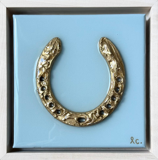 Textured Horseshoe 6x6 (framed)