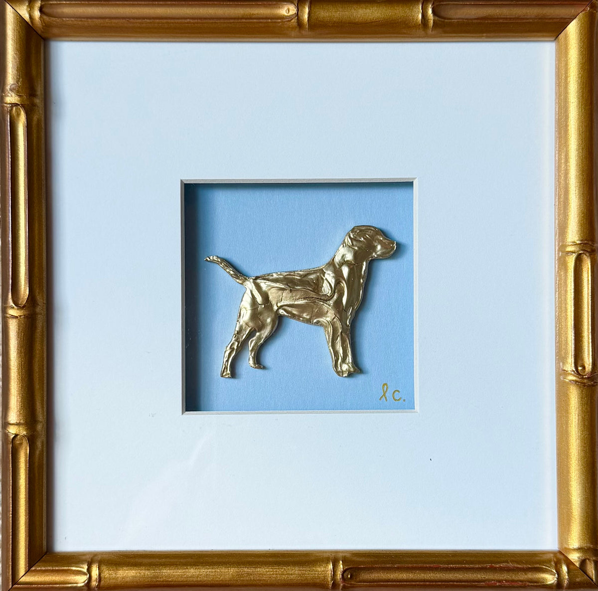 Intaglio Collection Dog 10x10 (Framed)